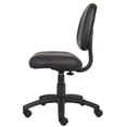 thumbnail image 4 of Boss Office Products Chaise de Travail Posture Sans Accoudoirs, Noire, 4 of 7