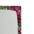 thumbnail image 3 of Ambesonne Romantic Flowers Fitted Sheet, Floral Delicate, Full Size, Magenta Laurel Green, 3 of 5