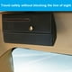 thumbnail image 4 of Riwesomey Estuche para gafas de sol con visera de coche, colgador de Clip, sujetador magnético, soporte para gafas de sol, caja de almacenamiento de cuero Automoción decorativa y accesorios negro Riwesomey VI001126-01B, 4 of 6