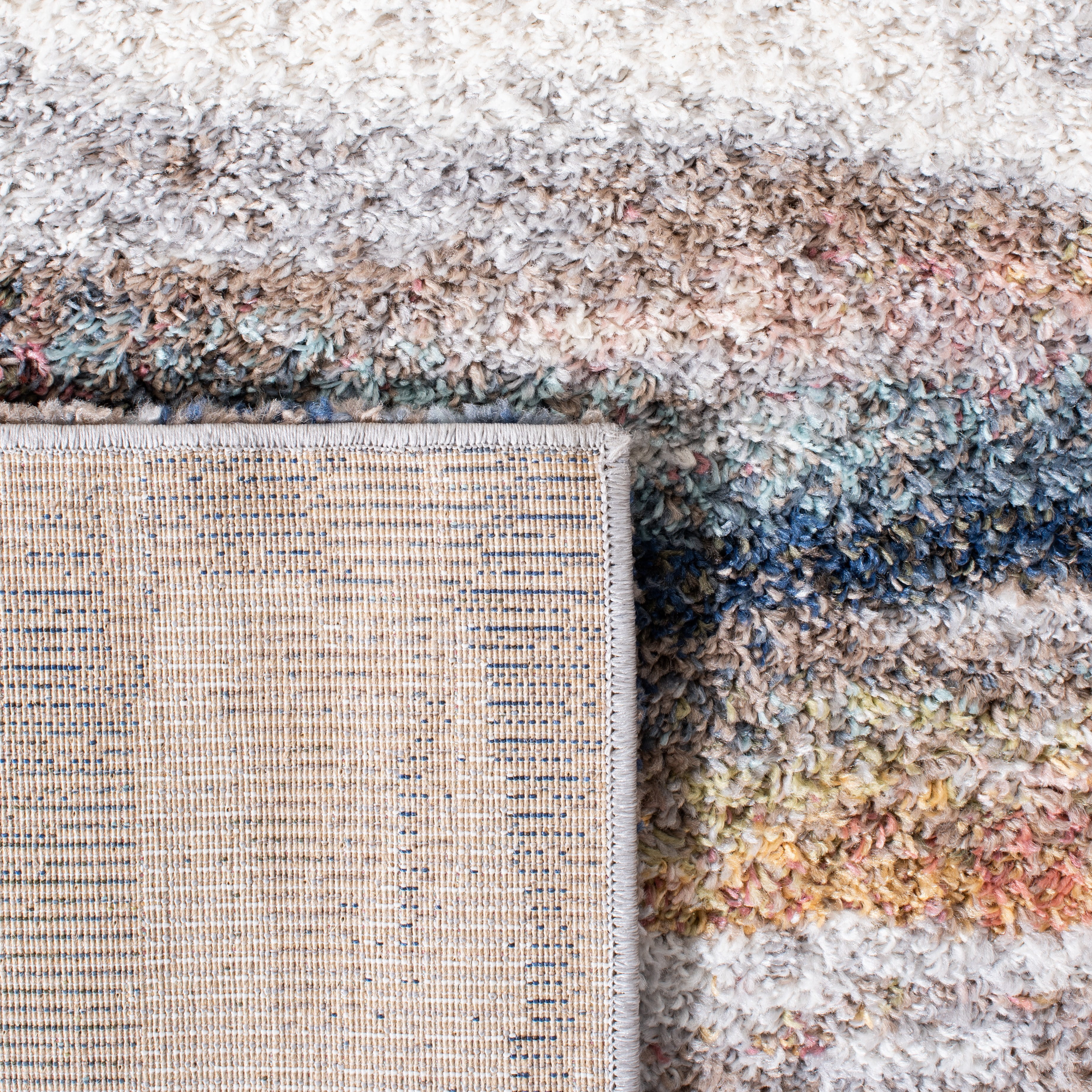 SAFAVIEH Calista Tanzil Abstract Area Rug, Ivory/Rust, 4'5" x 6'5"