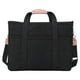 thumbnail image 1 of Bolso Mano Gran Capacidad para Mujer Elegante Bolso Lona Con Correa Ajustable (negro S), 1 of 9