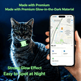thumbnail image 4 of LEIPUMART 2 Pack Silicone Dog Cat Collar Tracker Holder Compatible with UGREEN Tag, Impact-Resistant Anti-Scratch Durable Pet Tracker Case, Glow in The Dark Option for Pet Collar Backpack Luggage, 4 of 6