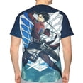 thumbnail image 7 of Attack On Titan Men's Short-Sleeve T-Shirt Summer Casual Tee Top Breathable Crewneck T-Shirt Small, 7 of 7