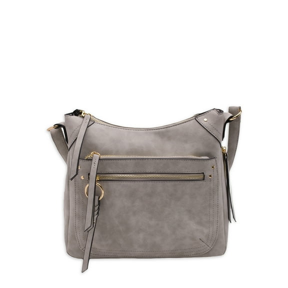 Violet Ray Women's Handbag Livvy Multi Zip Crossbody