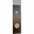thumbnail image 4 of Don-Jo 514-CW 22 Gauge Stainless Steel Mortise Lock Wrap-Around Plate, Polished Brass Finish, 5" Width x 12" Height, for 86 Cut-Out, 4 of 4