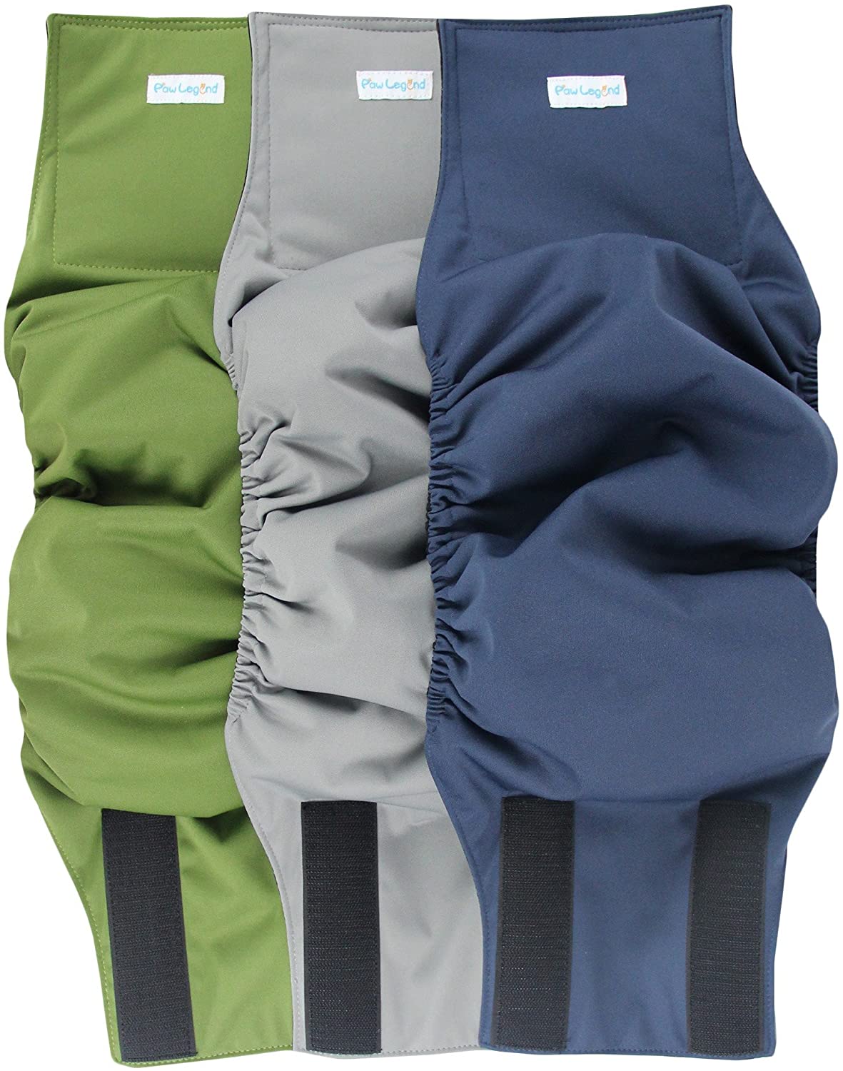 Washable Dog Belly Wrap Diapers for Male Dog 3 Pack