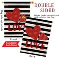 thumbnail image 2 of Valentine Day Flag 28x 40 Large Double Sided Garden Flag Red and White Love Happy Valentine Day House flag Outside Holiday Decoration Yard Flag, 2 of 6