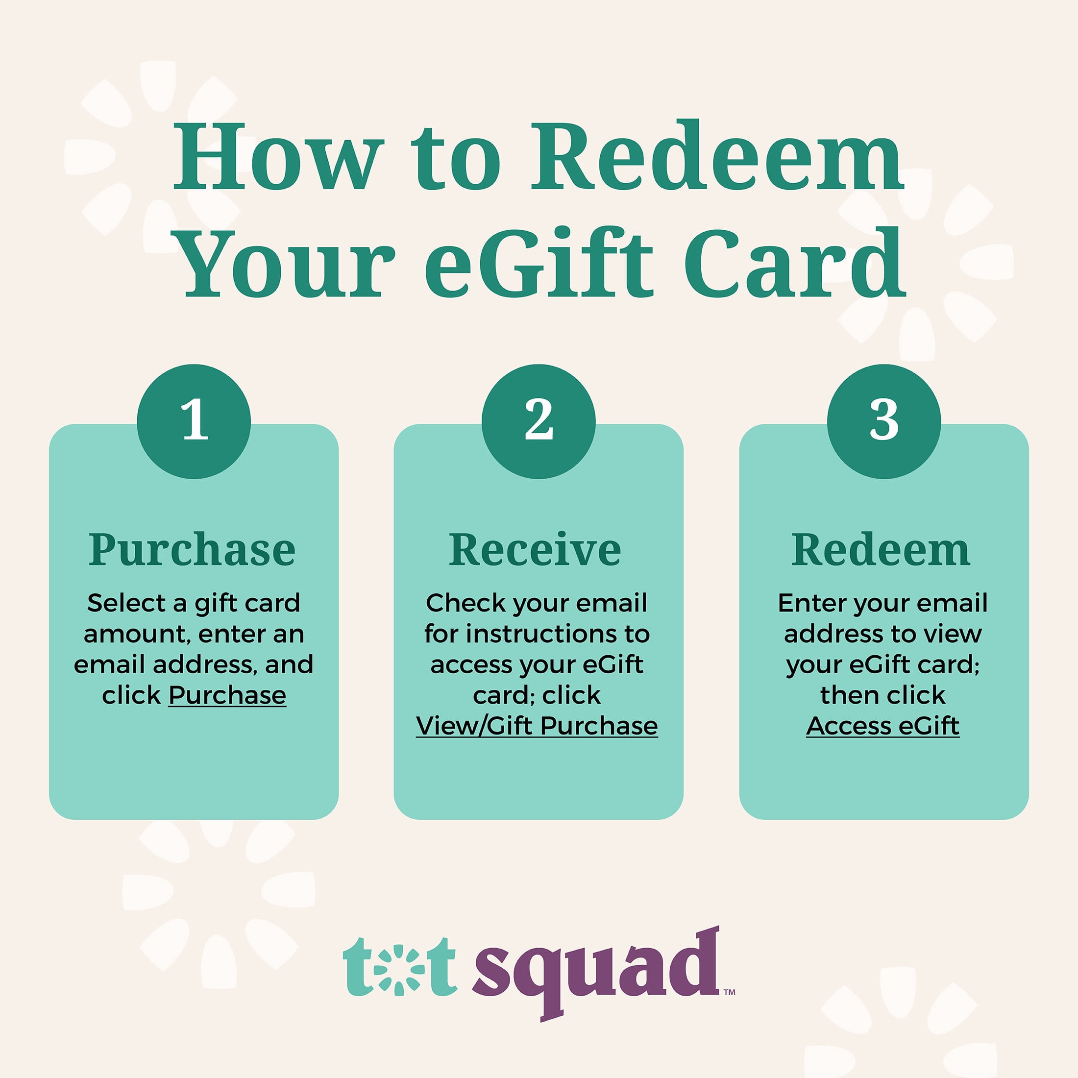 Baby Feeding & Nutrition Support - Baby Registry Essentials by Tot Squad $25 eGift Card [Email Delivery]