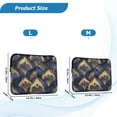 thumbnail image 4 of FORMRS 13-13.3 inch Laptop Sleeve Case Soft Carrying Quilted Computer Bag Cover, Blue Peacock Feathers Pattern, 4 of 7