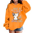 thumbnail image 2 of RMGVDSD Girls Hoodies Sweatshirts Graphic Cartoon Print Long Sleeve Casual Pullover Soft Comfy Hooded Sweatshirt Tops for Kids Hoodie Comfort Sweatshirt 5-6 Years, 2 of 4