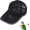 Black, variant on Solar Rechargeable Peaked Cap, Solar-Powered Baseball Cap with Built-in Fan, USB Rechargeable Outdoor Sun Visor Hat