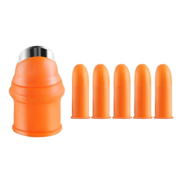 Juego de cuchillos 1 pulgar de silicona para jardinería para cocina (mujeres)