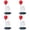 B|*4, variant on Cute Ghost Figurine with Red Balloon, Spooky‑Cute Halloween Tabletop Ornament, Small Desk & Shelf Home Party Decor, Non‑Light Version 1‑Pack