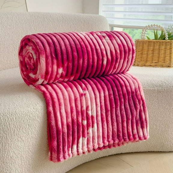 suxuMhao Bed Blankets, 1 Piece Soft Throw Blanket (100×150cm, Dark Pink) - Ideal Throw Blanket for Bed/Couch /Nap/ Air Conditioning Blanket , Practical Couch Blanket for Daily Use​