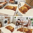 thumbnail image 5 of Area Rugs for Living Room Bedroom, Brown Dinosaurs 4'x6' Rug Washable Carpet Runner Indoor Outdoor, Funny Animals Modern Art Non Slip Accent Floor Mats Rug for Kitchen, Office, 5 of 8
