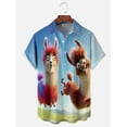 thumbnail image 4 of Camiseta divertida con estampado 3D de animales de dibujos animados para hombre, camisetas de manga corta de secado rápido, ropa informal para hombre, camisa de moda urbana de verano, 4 of 4