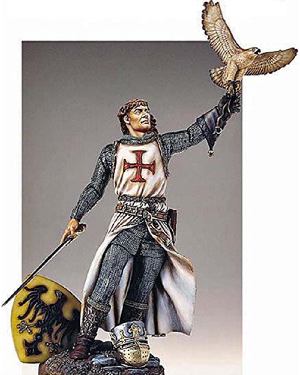 1/24 Resin Model Kit – Snake Cutting Warrior Figure, Unassembled & Unpainted