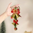 thumbnail image 6 of Kbndieu Christmas Bells Christmas Tree Hanging Ornaments with Bow, Christmas Tree Decorations Christmas Gifts (Gold), 6 of 6
