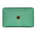 thumbnail image 2 of Polaris Sinks  P046 Emerald Coloured Glass Vessel Bathroom Sink, 2 of 3