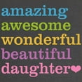 thumbnail image 2 of CafePress - Amazing Daughter Maternity Dark T Shirt - Maternity Dark T-Shirt, 2 of 3