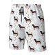 thumbnail image 4 of Fotbe Dachshund On A Skateboard Trajes de Baño Estampados para Hombre, Shorts de Verano de Secado Rápido, Ropa de Playa, Bañadores-X-Large, 4 of 6