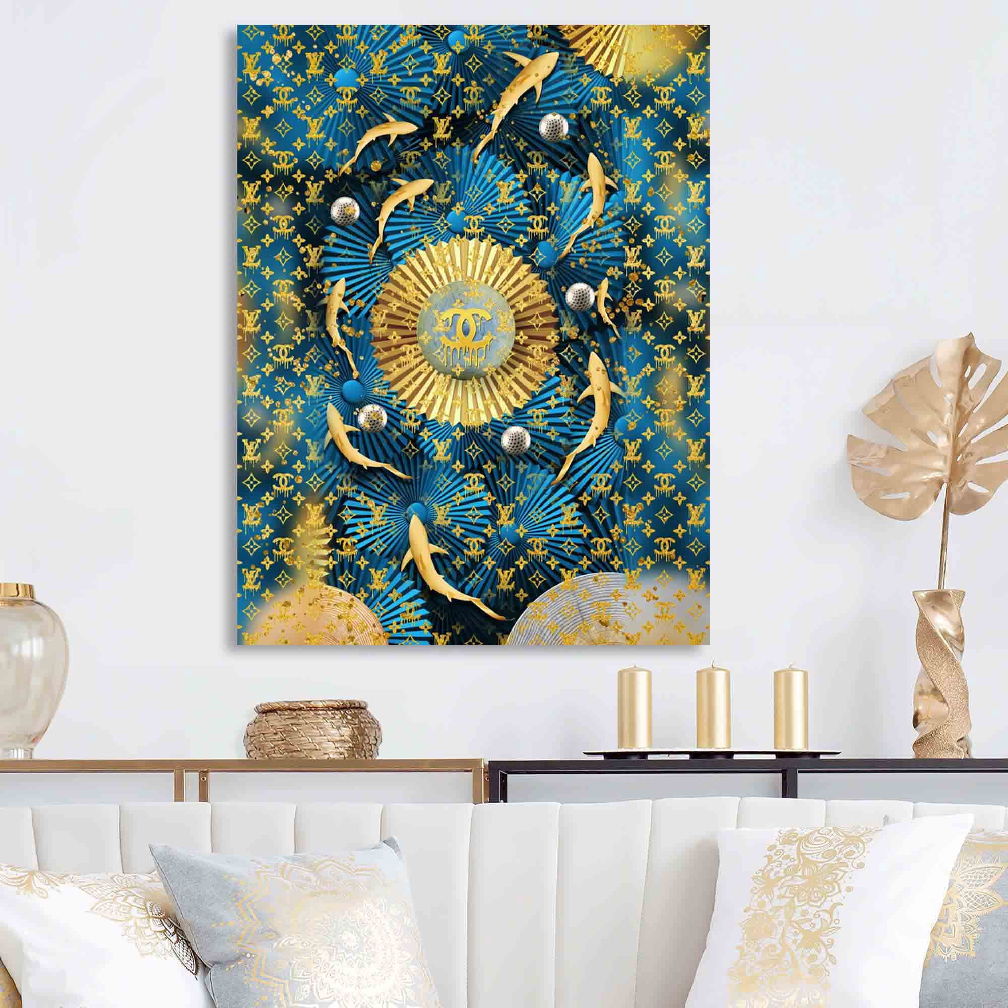 Designart Luxury Brand Design II Canvas Wall Art