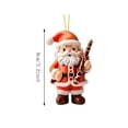 thumbnail image 6 of 2026 Christmas Home Party Decoration Christmas Figure Hanging Ornaments Musical Style Pendants For Xmas Tree Home Holiday Decoration Christmas Celebration Party Supplies, 6 of 7