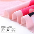thumbnail image 5 of Oversized Terry Beach Towel 36 x 72 in Microfiber Soft Extra Large Long XL Pool Swim Towels,Quick Dry Super Absorbent Sandless Travel Towels Vacation Essentials Lounge Cover Gift - Pink Flamingo, 5 of 7