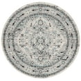 thumbnail image 2 of SAFAVIEH Madison Kezia Floral Bordered Area Rug, Light Grey/Blue, 6'7" x 6'7" Round, 2 of 6