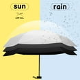 thumbnail image 5 of Bocaoying Mini Folding Umbrella with Case, Lightweight Portable Umbrella, Light Compact Rain Umbrella for Travel Outdoor Daily Use, Small Sun & Rain Pocket Umbrella for Girls and Women(Black), 5 of 7