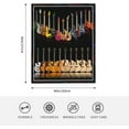 thumbnail image 6 of Bass Guitar Blanket Super Soft Cozy Musical Instruments Throw Blanket for Kids Girls Boys Women Teens Adults Lightweight Flannel Fleece Fuzzy Bedding Blankets Music Lover Gifts 50"x40", 6 of 6