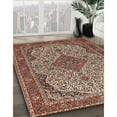 thumbnail image 3 of Ahgly Company Machine Washable Indoor Rectangle Traditional Vermilion Red Area Rugs, 8' x 10', 3 of 7