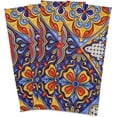 thumbnail image 2 of SKYSONIC 4 Pack Mexican Talavera Mandala Kitchen Dish Towels,Dishcloths,Hand Towels, Tea Towels,18" x 28", 2 of 7