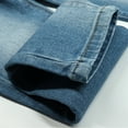 thumbnail image 6 of KIDSCOOL SPACE Boys Jeans;Little Boy Elastic Band Inside Washed Soft Stretch Slim Denim Pants;6-7 Years, 6 of 6