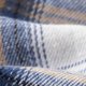 thumbnail image 5 of Blusa y camisa de manga larga con cuello vuelto para hombre, blusa informal a cuadros a la moda con botones y cuello vuelto, blusa de poliéster para hombre, 5 of 5