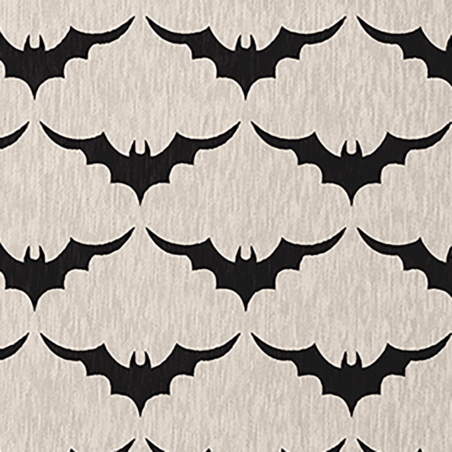 Simply Daisy Bat Colony Cream Halloween Chenille Area Rug, 18" x 30"