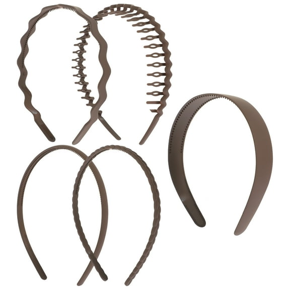 Raindrops 5pcs Face Wash Headbands Non Slip Headbands Women Head Bands Plastic Hair Bands