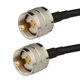 thumbnail image 3 of Injueey 2 unids/set de repuesto para HAM CB Radio UHF PL-259 a UHF PL-259 Cable coaxial UHF Digital de baja pérdida Teléfono y Comunicación, 3 of 5
