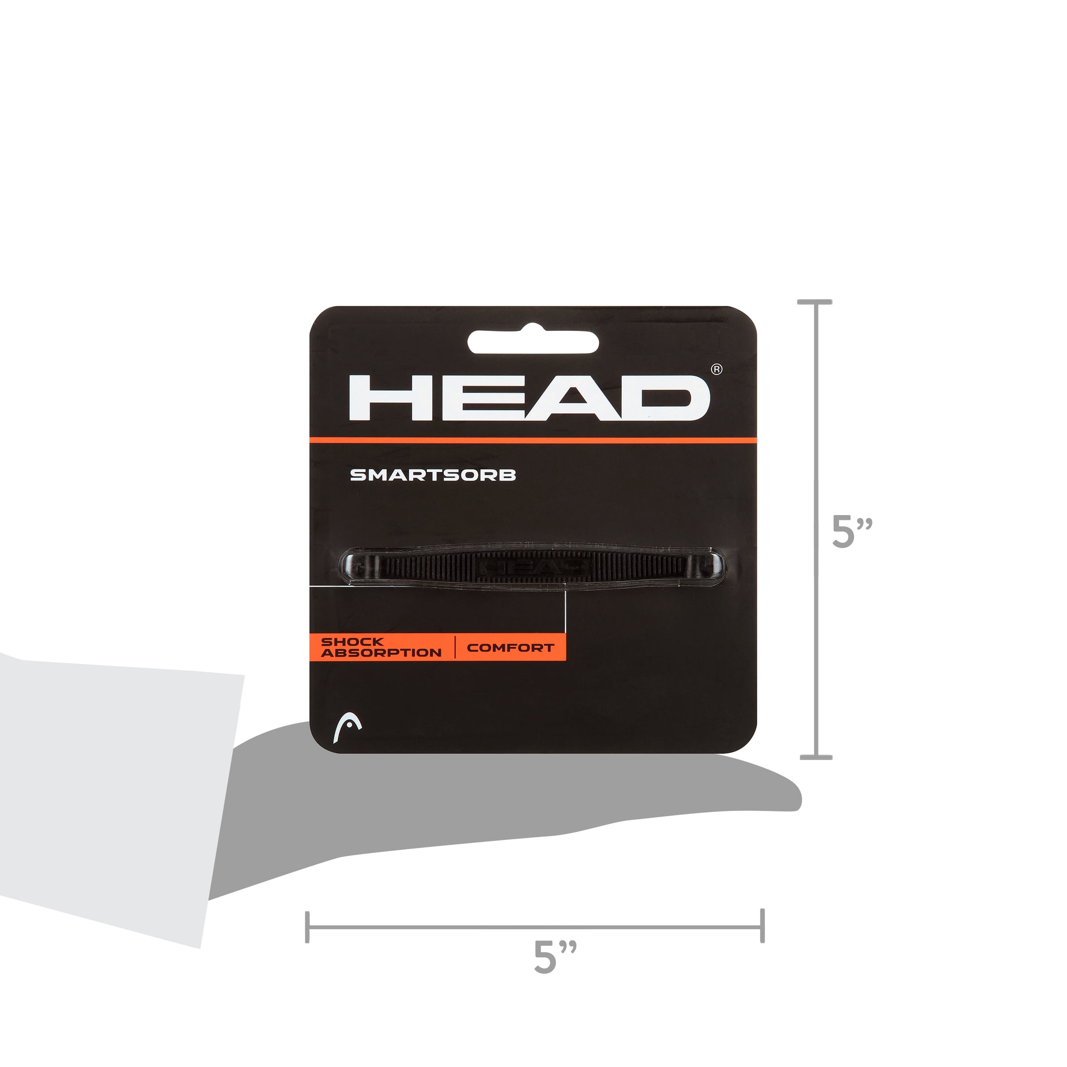 HEAD Smartsorb Vibration Dampener, Locking Design, Compatible with All Racquet Brands