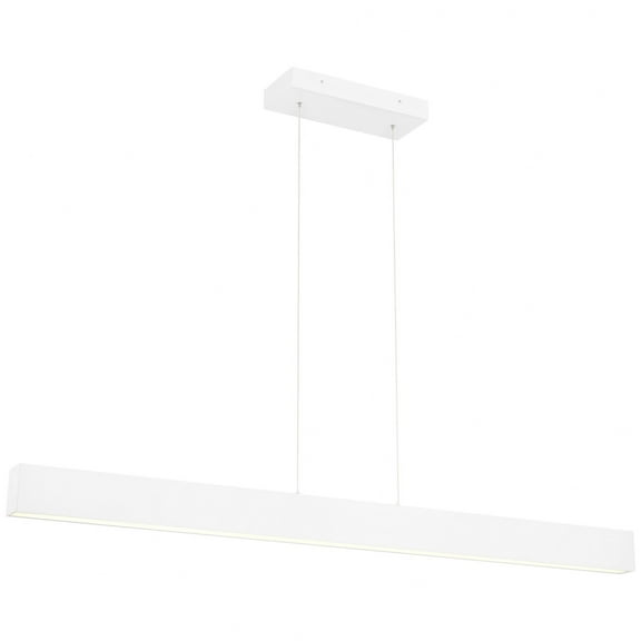 24900LEDD-MWH/ACR Access Lighting Form - 42W 1 LED Pendant In Contemporary Style-3 Inches Tall and 2 Inches Wide-Matte White Finish