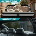 thumbnail image 5 of SEANATIVE Truck Rear Window Decal Waterproof UV Protection Automotive Decals for Truck SUV Pickup Back Window Decor, 66.9 x 22.4 Inches, Car Exterior Accessories, Brown Cow Print, 5 of 7