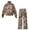 Camo Pink Bow, variant on Pink Camo Hunting Lounge Sets for Womens Sweatsuits, Womens Mock Neck 2 Piece, Drawstring Sweatshirts Wide Leg Sweatpants, Elastic Waistband Side Pockets, Fall Loungewear Sets