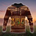 thumbnail image 3 of 2024 Nuevas sudaderas con capucha para hombre con estampado 3D de mapa de pantera africana, sudaderas con capucha de moda para deportes callejeros, ropa para mujer Y2k, 3 of 5