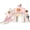 Pink, variant on DKMOCO 9-in-1 Toddler Slide, Climber Slide PlaySet with Basketball Hoop, Ring Toss, Telescope , Indoor Outdoor Playset Playground, Pink