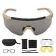 thumbnail image 2 of Gafas Militares, Previenen La Niebla Protección UV Gafas De Tiro Resistentes A Impactos Patillas Ajustables Para Montar, 2 of 8