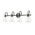 thumbnail image 2 of Millennium Lighting  Camellia 2/3/4 Light Vanity Fixture 4 Light - Matte Black, 2 of 5