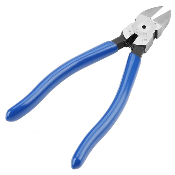 8 inch Diagonal Pliers Cable Nose Cutting Nippers,Cable Pliers,Diagonal Cutter Pliers,Wire Cutter Tool, Small Body Blue