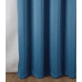thumbnail image 3 of Olivia Gray Anchorage Solid Blackout 54 x 84 in. Grommet Single Curtain Panel in Black, 3 of 37