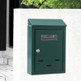 thumbnail image 3 of Buzón de pared,Buzón de pared con cerradura de hierro,Buzón de correo decorativo resistente,Buzón Durabilidad Práctica Hogar,Decoración de casa moderna premium,Entrada de gran capacidad y, 3 of 8