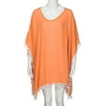 thumbnail image 4 of Summer Fashion Savings AXXD Beach Cover Ups for Women Plus Size Kaftan Chiffon Tassels Swimwear Beach Loose Bikini Cover Up, 4 of 7